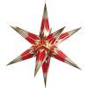 Authentic German Gifts * | Frankenmuth Clock Company Red & Gold Electric Lighted Star