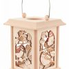 Authentic German Gifts * | Frankenmuth Clock Company 198/150 Lantern Style Tealight Holder With Birds