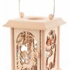 Authentic German Gifts * | Frankenmuth Clock Company 198/149 Lantern Style Tealight Holder With Forest Animals View All