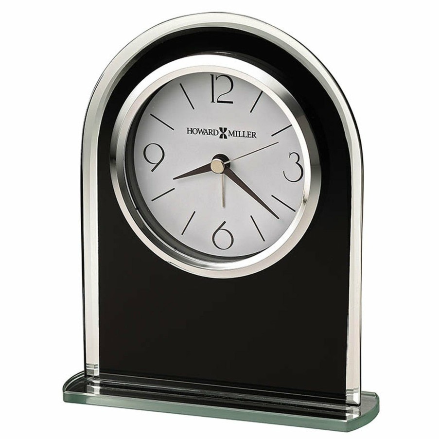 Decorative Clocks * | Frankenmuth Clock Company 645-702 Ebony Luster Tabletop Alarm Clock View All