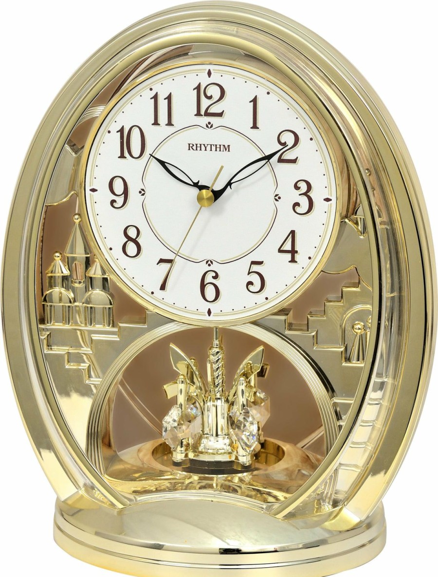 Decorative Clocks * | Frankenmuth Clock Company 4Sg768-Wt18 Enchantment Ii Mantel Clock