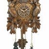 Decorative Clocks * | Frankenmuth Clock Company Ku372Qm Quartz Musical 5 Leaf 3 Bird Cuckoo Clock