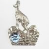 Authentic German Gifts * | Frankenmuth Clock Company Walking Stick Badge W/ Mountain Goat German Souvenirs