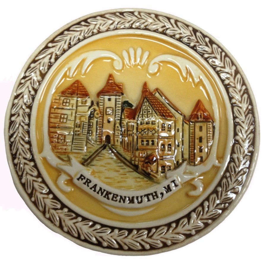 Authentic German Gifts * | Frankenmuth Clock Company German Village Magnet