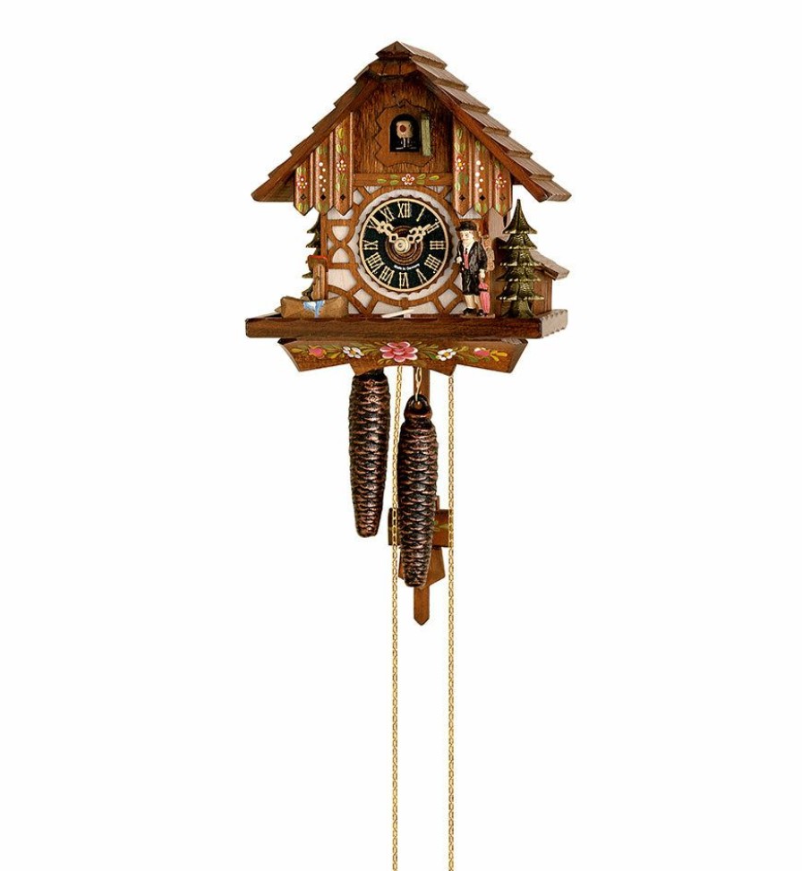 Decorative Clocks * | Frankenmuth Clock Company View All Ku1232 1 Day Chalet With Peddler