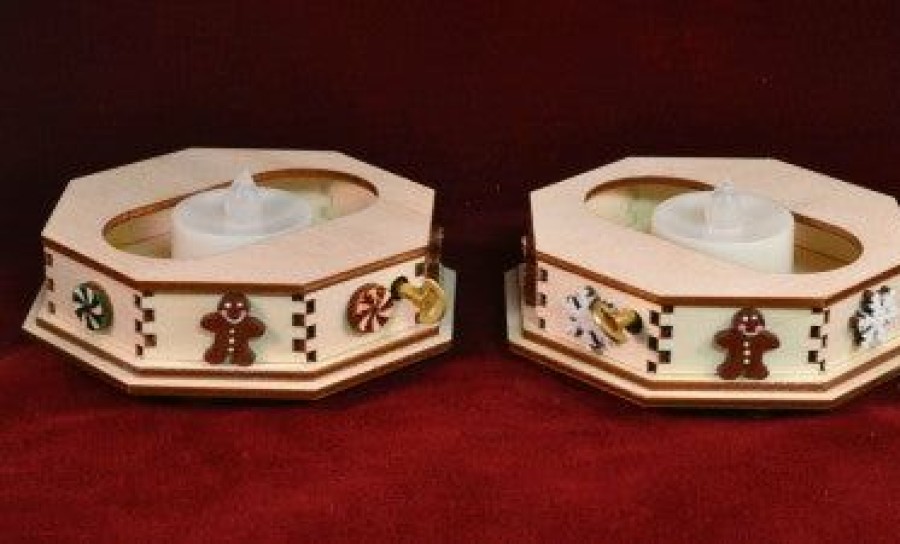 Authentic German Gifts * | Frankenmuth Clock Company Mint Tea Light Music Box View All