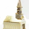 Authentic German Gifts * | Frankenmuth Clock Company Ornament-Church Brass View All