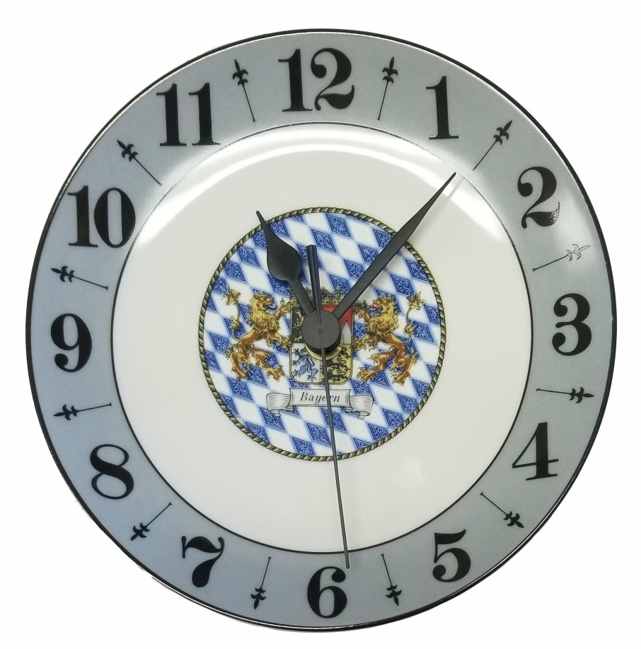 Decorative Clocks * | Frankenmuth Clock Company New German Porcelain Plate Clock View All