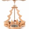 Authentic German Gifts * | Frankenmuth Clock Company 085/546R Pyramid With Deer & Trees (Tealights) View All