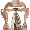 Authentic German Gifts * | Frankenmuth Clock Company View All 199/229/21 Hanging Pyramid Ornament With Deer, Sleigh & Santa