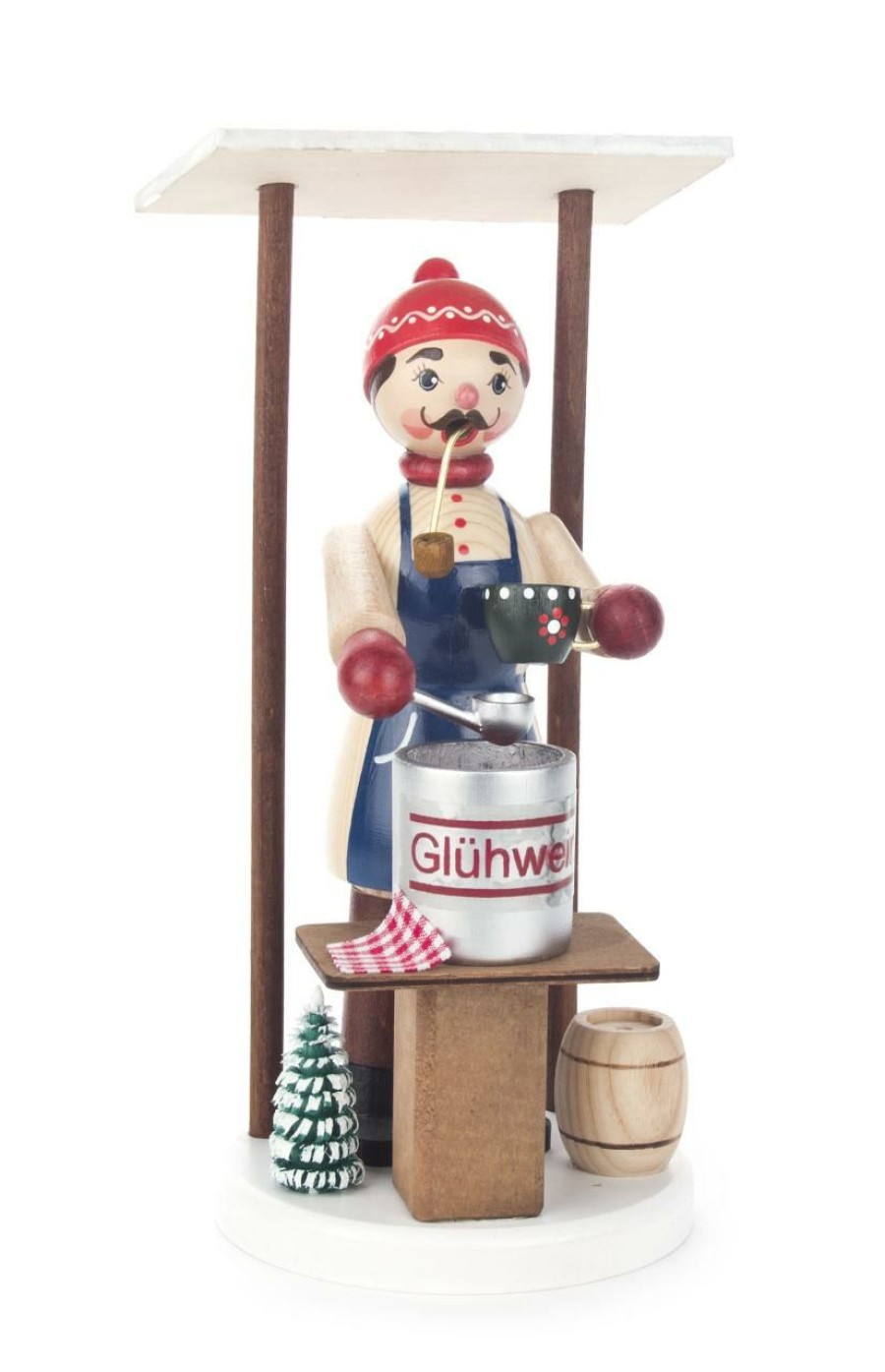 Authentic German Gifts * | Frankenmuth Clock Company 146/1278 Hot Wine Salesman Smoker View All