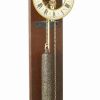 Clocks * | Frankenmuth Clock Company Michelle Skeleton Wall Clock In Walnut Hermle German Clocks