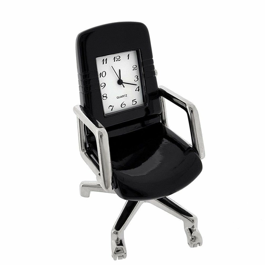 Decorative Clocks * | Frankenmuth Clock Company View All Office Chair Miniature Clock