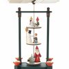 Authentic German Gifts * | Frankenmuth Clock Company 085/450 Pyramid 3 Tier Winter Scene (14Mm) View All