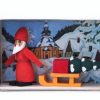 Authentic German Gifts * | Frankenmuth Clock Company 028/025 Matchbox Scene With Santa German Souvenirs