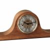 Clocks * | Frankenmuth Clock Company 21134-I90340 Laurel Mantel Clock In Light Oak Hermle German Clocks