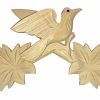 Parts * | Frankenmuth Clock Company Bird Top Carving 12 Unfinished Cuckoo Clocks, Quartz Cuckoo Clocks & Miniature Clocks