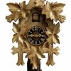 Decorative Clocks * | Frankenmuth Clock Company View All Ku1003Ge 1 Day 5 Leaf Cuckoo Clock With Burned Finish