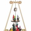 Authentic German Gifts * | Frankenmuth Clock Company 085/1014 Pyramid With Santa & Dwarfs