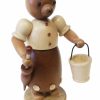 Authentic German Gifts * | Frankenmuth Clock Company Christmas Decorations, Candles & Other Decorations Figurine Lady Bear W/ Bucket & Umbrella