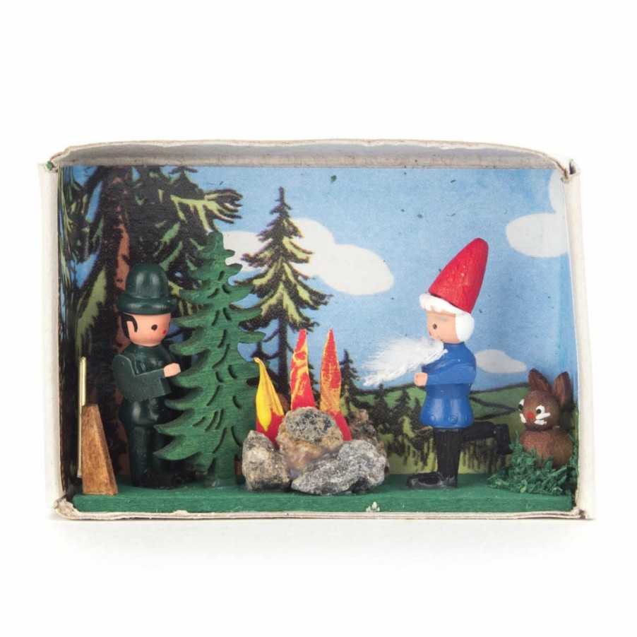 Authentic German Gifts * | Frankenmuth Clock Company View All 028/162 Matchbox Scene: Rumpelstiltskin