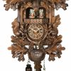 Decorative Clocks * | Frankenmuth Clock Company Ku381Qmt Quartz Musical Cuckoo Clock With Squirrels View All