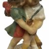 Parts * | Made In Germany Resin Bavarian Boy/Girl Dancers 1 1/2 Cuckoo Clocks, Quartz Cuckoo Clocks & Miniature Clocks