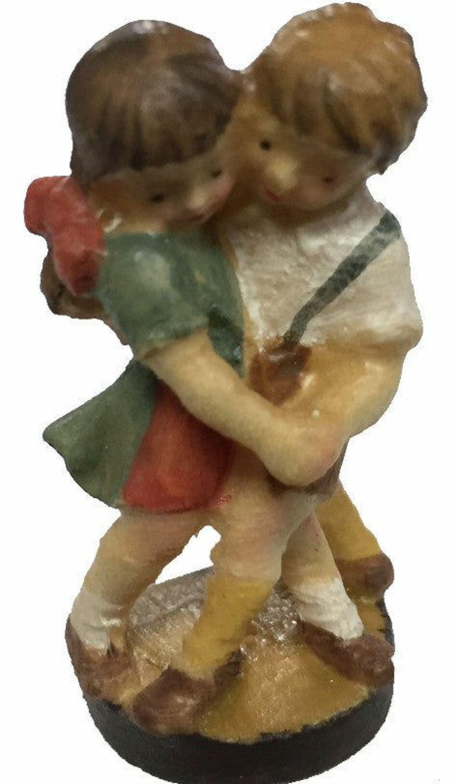 Parts * | Made In Germany Resin Bavarian Boy/Girl Dancers 1 1/2 Cuckoo Clocks, Quartz Cuckoo Clocks & Miniature Clocks