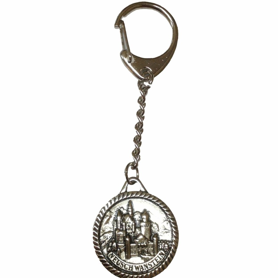 Authentic German Gifts * | Frankenmuth Clock Company Neuschwanstein Key Chain