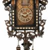 Decorative Clocks * | Frankenmuth Clock Company View All Ku382Qm Quartz Musical Railroad Style Cuckoo Clock