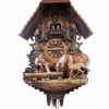 Decorative Clocks * | Frankenmuth Clock Company Ku82978M 8 Day Musical Fully Hand Painted Chalet With Boy & Horses