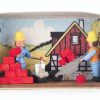 Authentic German Gifts * | Frankenmuth Clock Company German Souvenirs 028/163 Matchbox Scene: Brick Masons