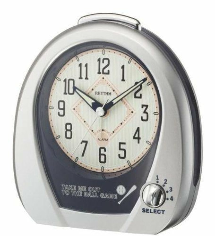 Clocks * | Frankenmuth Clock Company Baseball Alarm Clock Table Clocks