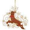 Authentic German Gifts * | Frankenmuth Clock Company View All Ornament Rudolph