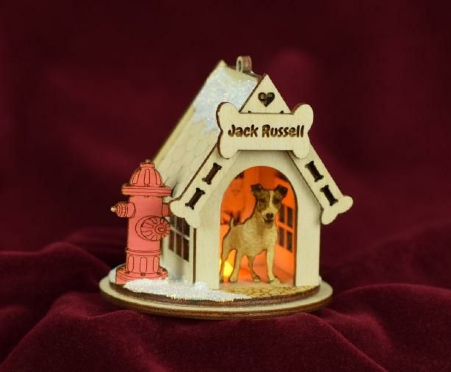 Authentic German Gifts * | Frankenmuth Clock Company Jack Russell K9 Ginger Cottage View All