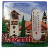 Authentic German Gifts * | Frankenmuth Clock Company Frankenmuth Magnet Tile W/ Thermometer German Souvenirs