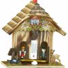 Authentic German Gifts * | Frankenmuth Clock Company 73 He Weatherhaus With Deer & Fountain Christmas Decorations, Candles & Other Decorations