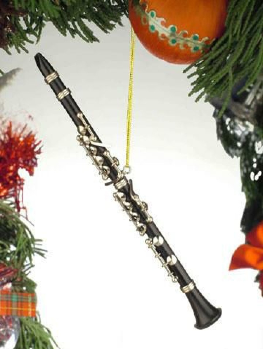 Authentic German Gifts * | Frankenmuth Clock Company 6.25 Black Clarinet