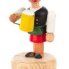 Authentic German Gifts * | Frankenmuth Clock Company Wobbly Figure Bavarian Lady