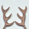 Parts * | Bavarian Clock Haus Cuckoo Clocks, Quartz Cuckoo Clocks & Miniature Clocks Wooden Antlers 4