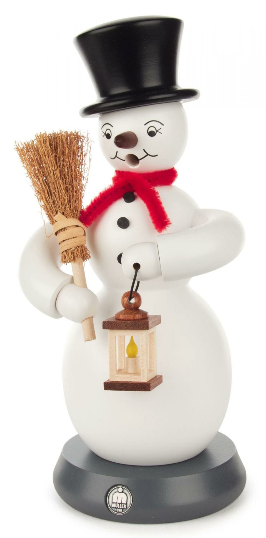 Authentic German Gifts * | Frankenmuth Clock Company 146/1754 Muller Snowman Smoker