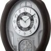 Clocks * | Frankenmuth Clock Company Rhythm Clocks Glory Espresso