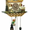 Decorative Clocks * | Frankenmuth Clock Company Ku4264Qms Quartz Musical Cuckoo With Beer Drinker View All