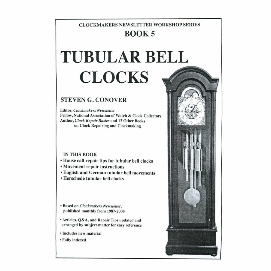 Parts * | Bavarian Clock Haus Tubular Bell Clocks Book Clocks & Anniversary Clocks