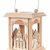 Authentic German Gifts * | Frankenmuth Clock Company 198/148 Lantern Style Tealight Holder With Dresden Frauenkirche