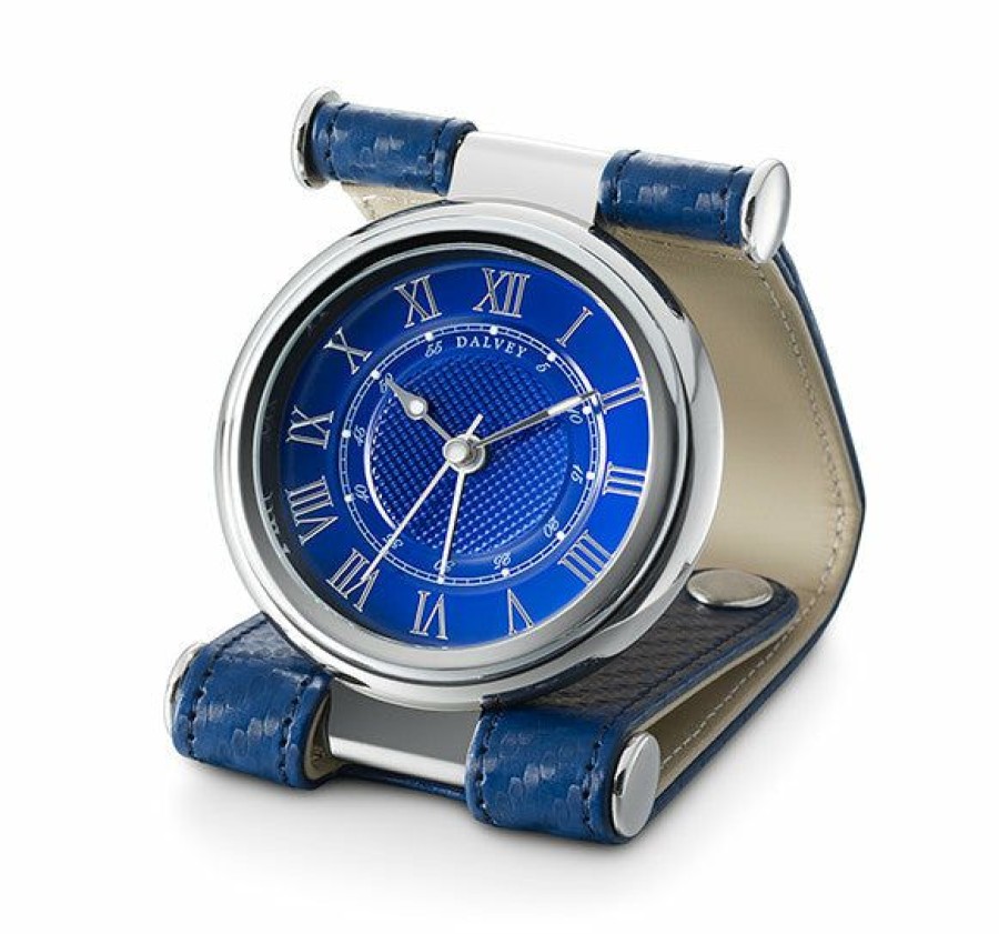 Clocks * | Frankenmuth Clock Company Cavesson Clock In Blue By Dalvey Watches By Dalvey