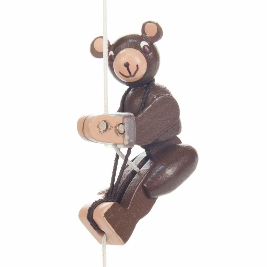 Authentic German Gifts * | Frankenmuth Clock Company Climbing Monkey Christmas Decorations, Candles & Other Decorations