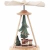 Authentic German Gifts * | Frankenmuth Clock Company German Christmas Pyramids Pyramid Mini With Train