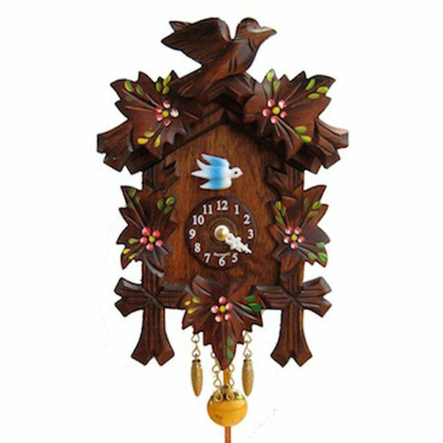 Decorative Clocks * | Frankenmuth Clock Company View All Novelty 5 Leaf Flowers 6-4/5