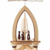 Authentic German Gifts * | Frankenmuth Clock Company 085/039K Pyramid With Carol Singers (14Mm Candles)